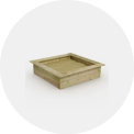 Arenero infantil (modelo alto)