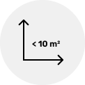 Parque infantil ≤ 10 m²