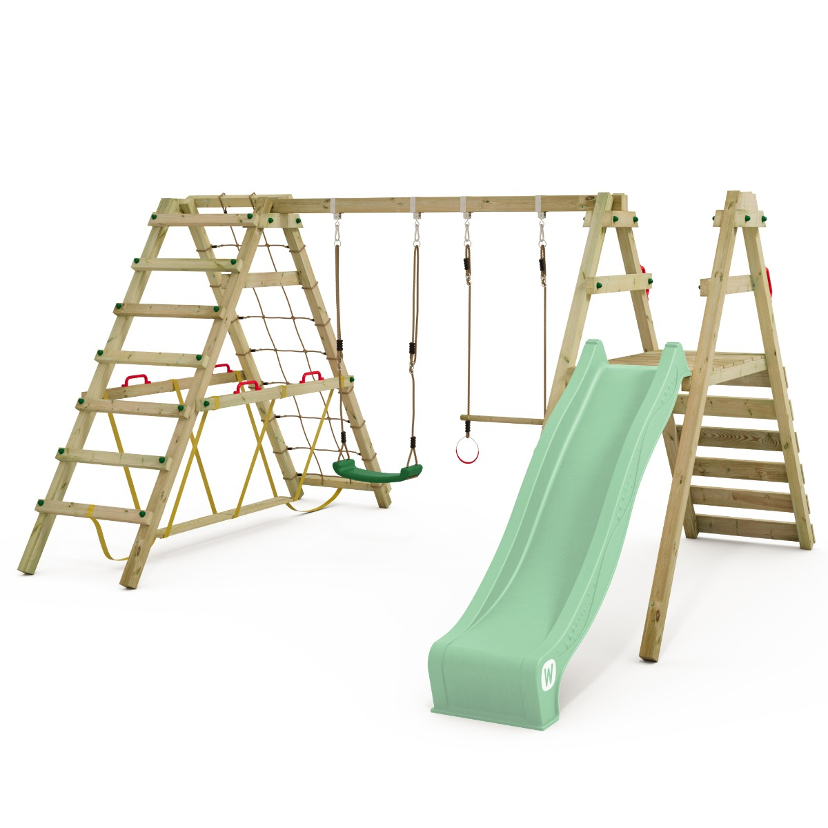 Columpio doble con tobogán Smart Shake