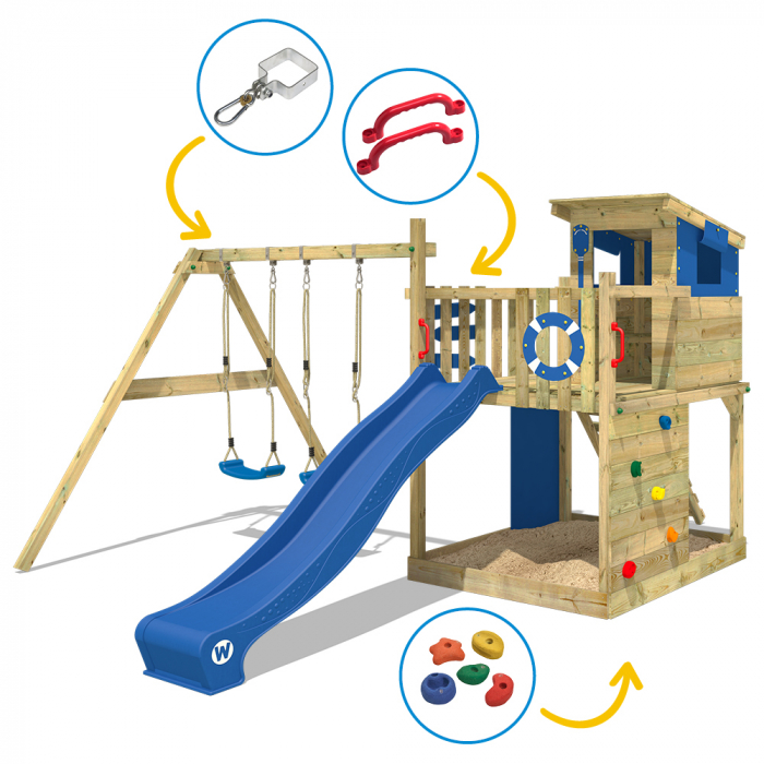 kletterturm wickey smart camp blau blau