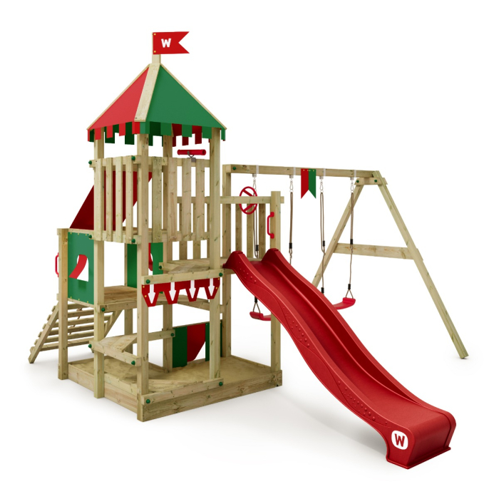 Tobogán Sams Columpios Parque Infantil Con Tobogán Y Arenero