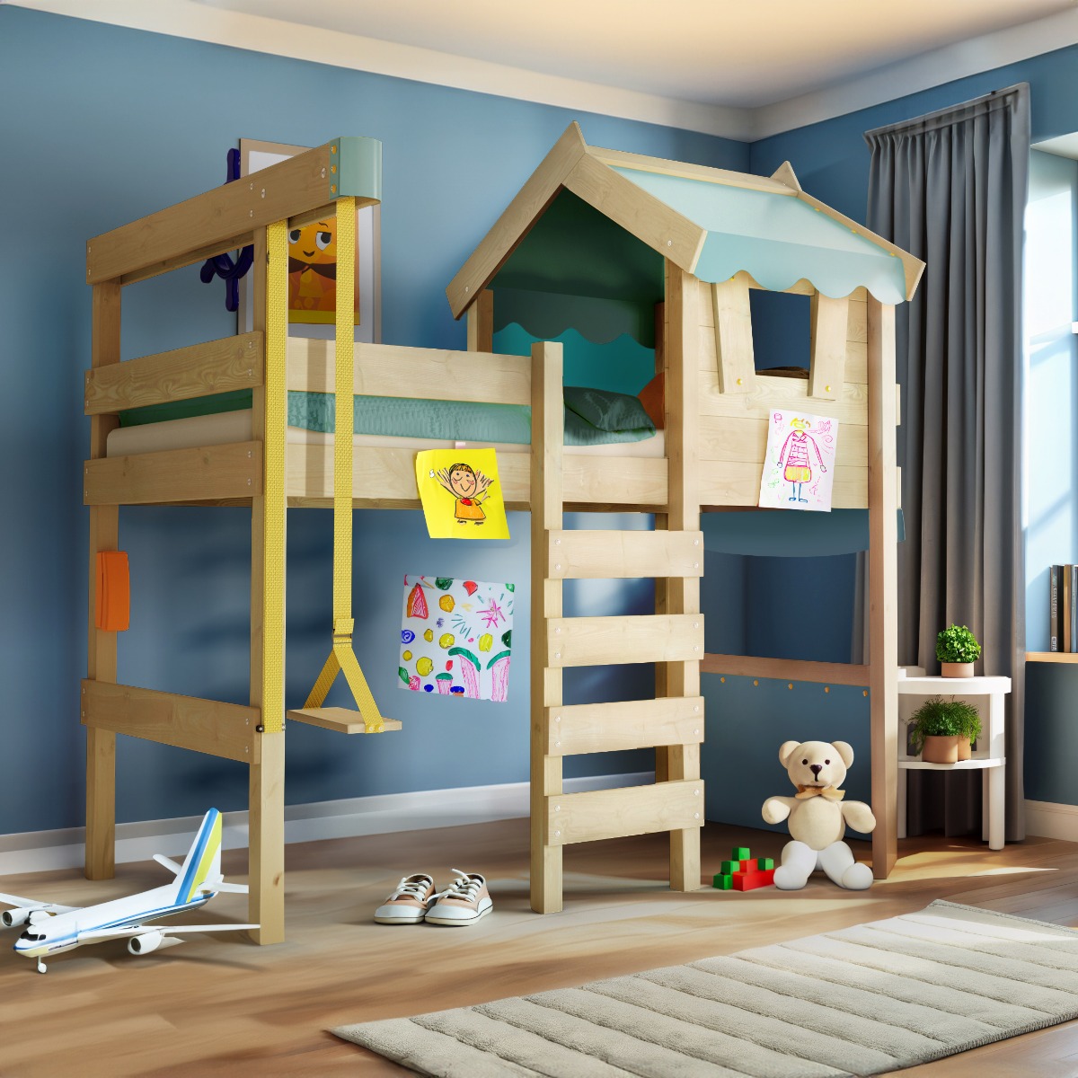 Cama alta Wickey CrAzY Gloomy 834169_k