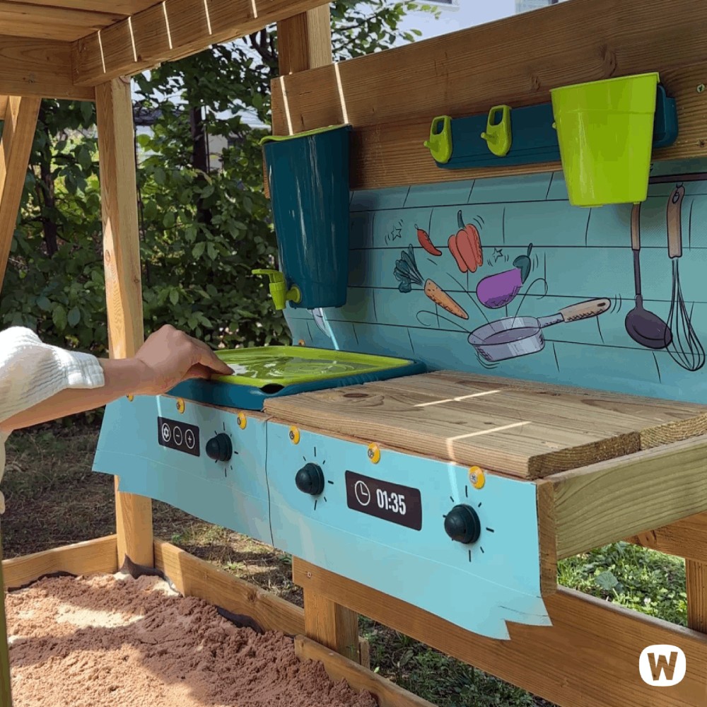 Cocina de barro para niños Wickey Muddey Play 832362_k