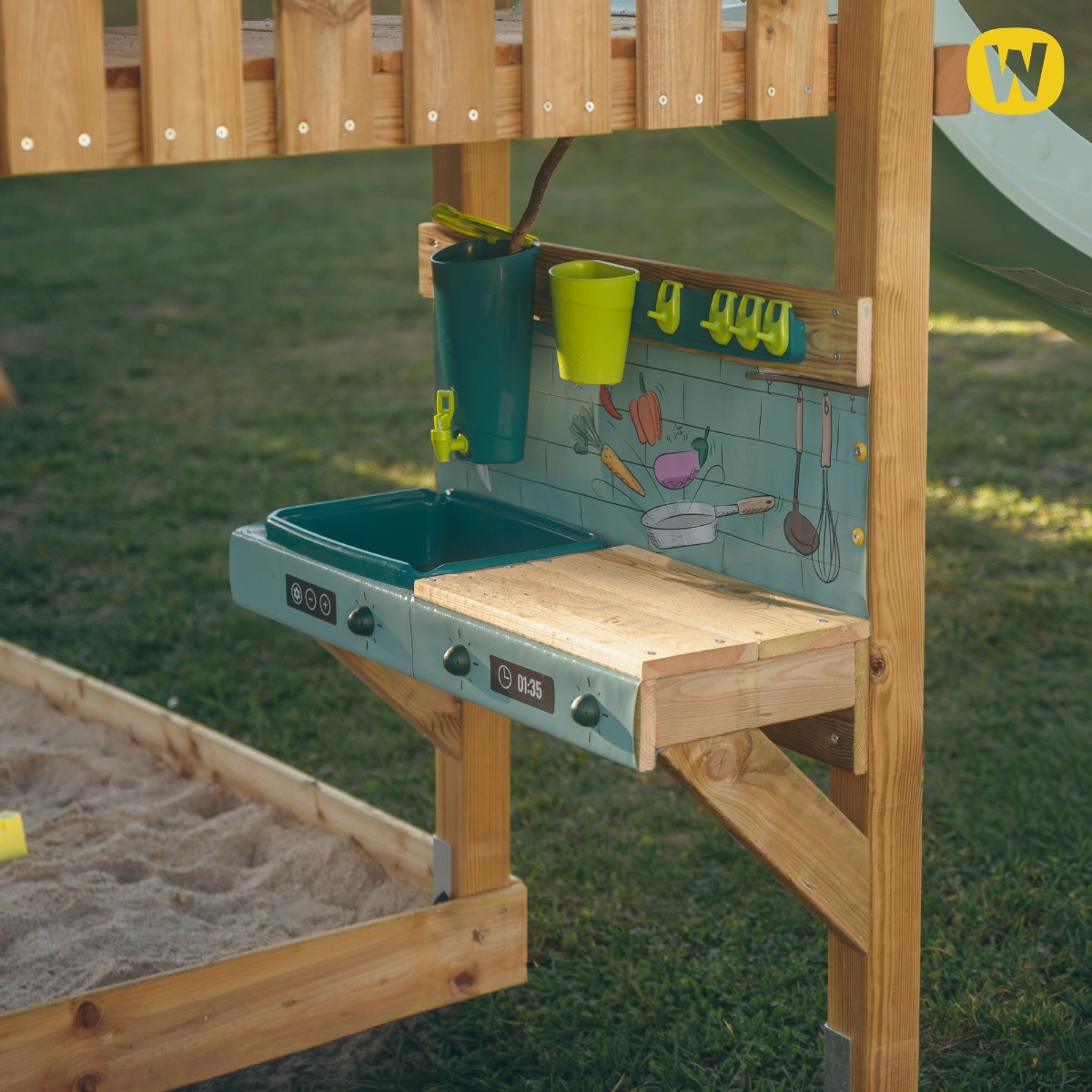 Cocina de barro para niños Wickey Muddey Play 832362_k